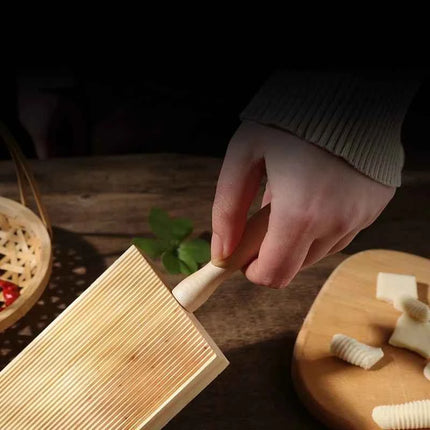Wooden Butter Table and Popsicles Wooden Garganelli Board Natural Wood Practical Pasta Gnocchi Macaroni Board Making Handmade