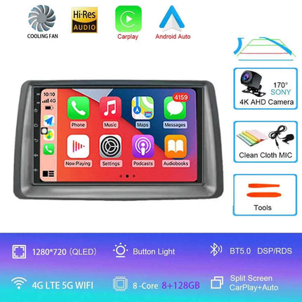 7" Car Radio Android 16 For FIAT Panda 2003 2004 2005 2006 2007 -2012 Stereo Multimedia Player Navigation Autoradio Carplay Auto