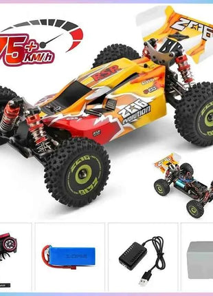 WLtoys 144010 144001 75KM/H 2.4G RC Car Brushless 4WD Electric High Speed Off-Road Remote Control Drift Toys for Children Racing