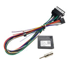 Adattatore per cablaggio Mini-ISO Decodificatore CAN Bus, ritenzione display SWC PDC, P&P 16 pin Android, per Renault Megane Mk2 Fase 2, Clio 3