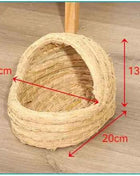 Grass Woven Bird Nest Rabbit Grass Nest Grass Mat Hamster Accessories Slippers Rabbit Nest Rabbit Winter Warm Pet Supplies