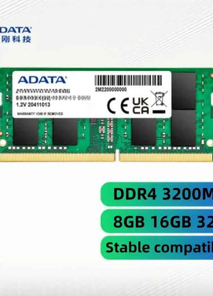 ADATA Premier RAM 8GB 16GB 32GB DDR4 3200MHz CL22 PC4-25600 260 Pin SODIMM Memory Laptop Memory