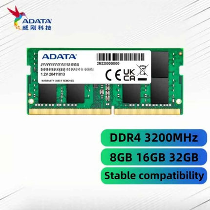 ADATA Premier RAM 8GB 16GB 32GB DDR4 3200MHz CL22 PC4-25600 260 Pin SODIMM Memory Laptop Memory