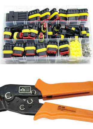 Waterproof Connectors Kit Automotive Wire Quick Connector Electrical In Car Wiring Auto Seal Socket 1 2 3 4 5 6 Pin Plug Kit Way