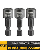DeWalt 8/10/13mm Compact Screwdriver 1/3Pcs Power Tool Accessories N59743/N59728/N59743 Magnetic Hex Socket