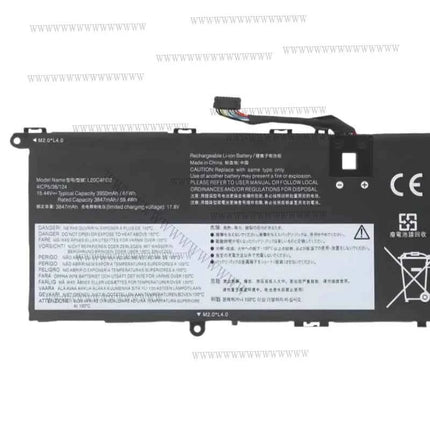 HD 15.44V 61Wh 4 Cells New L20B4PD2 L20C4PD2 L20D4PD2 SB11C04258 Laptop Battery for Lenovo ThinkBook 14p G2