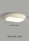 Milk white 22CM / 3 Color No Remote