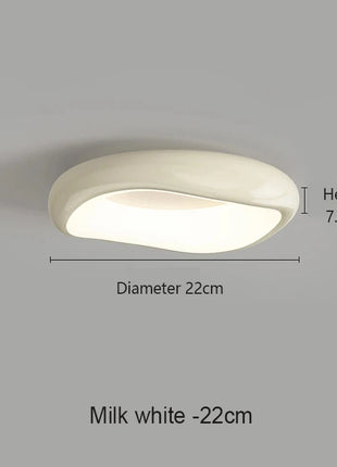 Plafoniere moderne a LED per balcone Stile crema Camera da letto per bambini Lampada da sala studio Decorazioni per la casa Cucina Illuminazione Corridoio Corridoio Luce