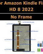 Display LCD per Amazon Fire HD 8 (2017/2020/2022) - Touch Screen Digitizer Ricambio K72LL4 KFONWI SX034QT