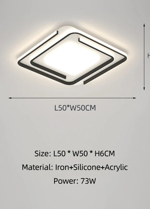 Decorazione domestica moderna Luci del soggiorno con telecomando Lampada da soffitto a LED per camera da letto Lampadario per sala da pranzo per studio nordico per bambini