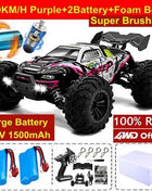 4WD Remote Control Car Off Road 4x4 RC High Speed Buggy Truck Super Brushless 50 or 80KM/H Fast Drift Racing Toy Kids Adults