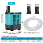 20/35/50/60W Bottom Suction Submersible Pump Fish Tank Water Circulation Pump Small Silent Filter Suction Manure Change Pump
