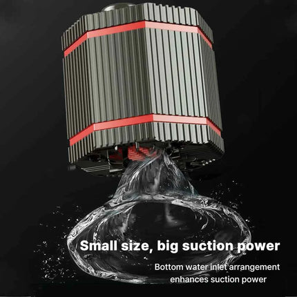 360° Fish Tank Submersible Pump Mini Filter Cleaning Small Bottom Suction Pump Water Circulation Filter Pump Water Change Silent