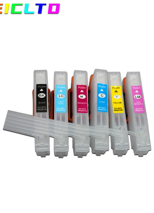 T2431-T2436 T2771-2776 Ciss System with Auto Reset Chip for Epson XP-55 XP-750 XP-760 XP-850 XP-860 XP-950 XP-960 XP-970 Printer