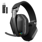 EKSA G19BT 2.4GHz Wireless Gaming Headphones Ultra-light Bluetooth 5.4 Headset Gamer with Microphone for PC/PS5/Xbox
