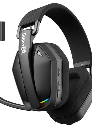 EKSA G19BT 2.4GHz Wireless Gaming Headphones Ultra-light Bluetooth 5.4 Headset Gamer with Microphone for PC/PS5/Xbox