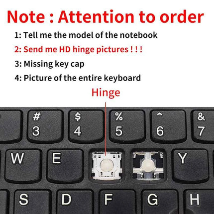 Replacement Keycap Key For Lenovo Asus Hp Toshiba Samsung Acer Sony Xiaomi Huawei IBM Msi All Series Laptop Keyboard KEY & Clips