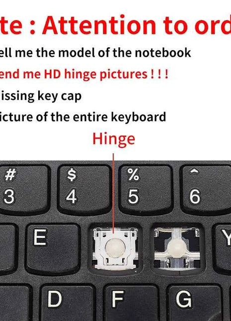 Replacement Keycap Key For Lenovo Asus Hp Toshiba Samsung Acer Sony Xiaomi Huawei IBM Msi All Series Laptop Keyboard KEY & Clips