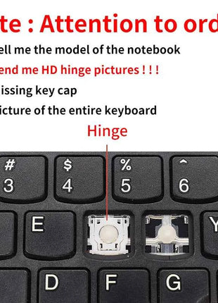 Replacement For DELL Laptop Keyboard Latitude 3340 3350 5480 5490 E3340 E7450 E5450 E7470 E5470 Keycaps Scissor Clip Hinge