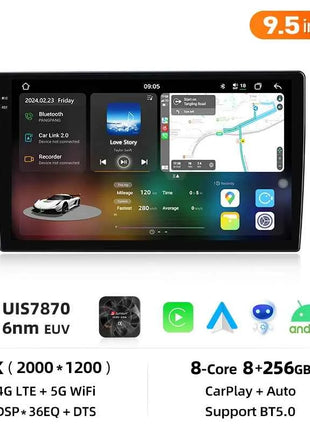 For Jeep Renegade 2014 - 2018 Android Auto Carplay Car Radio Multimedia Video Player GPS Navigation WiFi BT GPS Head Unit 2DIN