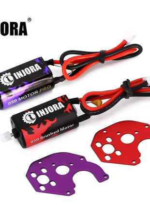 INJORA 050 Brushed Motor 50T 66T 88T Upgrade for 1:24 RC Crawler Axial SCX24 AXI90081 AXI00002 AXI00004 Gladiator Bronco