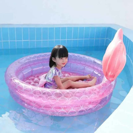 Nuove sirene Piscina gonfiabile Bagno per bambini Casa estiva Piscina all'aperto Piscina quadrata gonfiabile per regali per bambini Ragazza