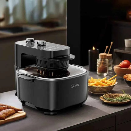 Midea air fryer visual no-turn-over large-capacity multi-functional intelligent 5.5L new household electric fryer
