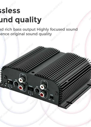 Car Digital Power Amplifier Digital Audio Processor Stereo Amplifier Digital Bass Amplifier Mini AMP Driver Lossless Music Amp