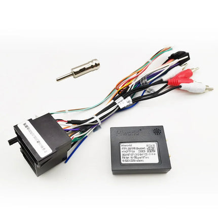 Decodificatore bus CAN Mini-ISO Harness, ritenzione SWC RCA P&P 16 pin Android, per Fiat 500 2007-2015, Panda 169 Doblo 263, Punto Ducato