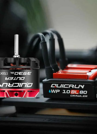 Hobbywing Quicrun WP 10BL80 2-4S 80A Waterproof ESC & Outer 3530SL 1700KV/2200KV Motor