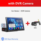 10 inch Android Car Stereo Single 1 Din Retractable Screen Apple CarPlay Android Auto 1Din Car Bluetooth Radio Head Unit