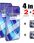 4 in 1 Hydrogel Film For Realme C33 C30 C31 C35 C53 Screen Lens Protector For Realme C55 C3 C11 2021 C15 C17 C20 C21Y C25Y C25S