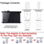 MIJIA Smart Fish Tank Aquariums,Remote Feeding, 5-Stage Filtration, LED Lighting, App-Controlled, CN Version With Adapter