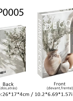 Boho Bauhaus Picasso Matisse Cucina Libri finti Decorazione Tavolino di moda di lusso Scatola portaoggetti decorativa Decorazione estetica