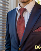 Set Cravatta e Fazzoletto Uomo Colorato 160cm - Accessori Matrimonio