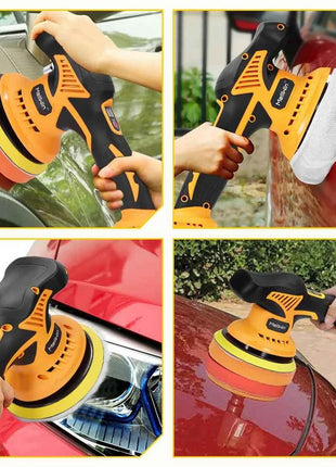MELLWIN 150mm Cordless Electric Car Polisher 8 Adjustment Car Polishing Waxing Sanding Power Tool For Makita 18V Battery Pin