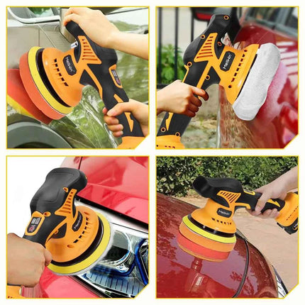 MELLWIN 150mm Cordless Electric Car Polisher 8 Adjustment Car Polishing Waxing Sanding Power Tool For Makita 18V Battery Pin