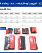 Heat Shrink Tubing Kit in Bag 127/164/328/530 Pcs 2:1 Heat Shrink Wire Heat Shrink Tube Connect Cover Wire Protection Sleeves