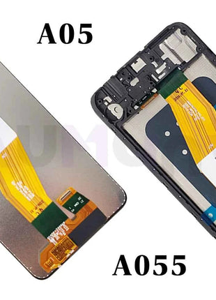 Schermo A05 per SAMSUNG A05S A057 Display LCD Touch Screen Digiziter Assembly per Samsung A05 A055 con cornice Display LCD
