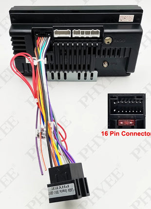 Cablaggio radio per Lada Granta 2011-2017, connettore a 16 pin a connettore ISO, cavo adattatore multimediale Android per auto