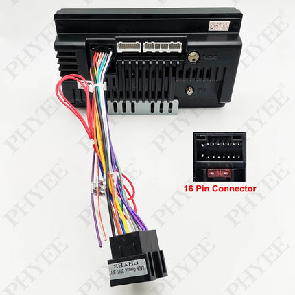 Cablaggio radio per Lada Granta 2011-2017, connettore a 16 pin a connettore ISO, cavo adattatore multimediale Android per auto