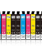 InkGarden T0711 Ink Cartridge For Epson Stylus SX110 SX215 SX218 SX400 SX405 SX410 SX415 SX510W SX515W DX7400 Printer
