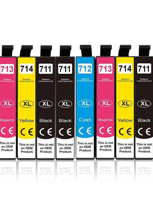 InkGarden T0711 Ink Cartridge For Epson Stylus SX110 SX215 SX218 SX400 SX405 SX410 SX415 SX510W SX515W DX7400 Printer