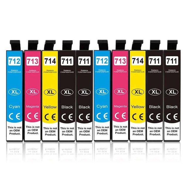InkGarden T0711 Ink Cartridge For Epson Stylus SX110 SX215 SX218 SX400 SX405 SX410 SX415 SX510W SX515W DX7400 Printer