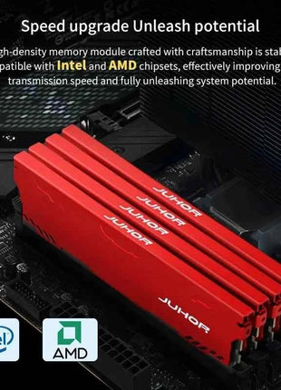 JUHOR DDR4 Ram 16GB 8GB 32GB 2666MHz 3200MHz DDR3 8GB 1600MHz DIMM Desktop Memory New Memoria Rams With HeatSink