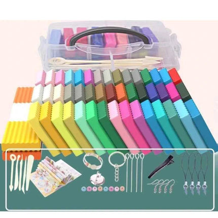24 colori polimero stampaggio argilla Set forno cottura con strumenti scultura accessori artigianato fai da te giocattoli educativi per bambini regalo all'ingrosso