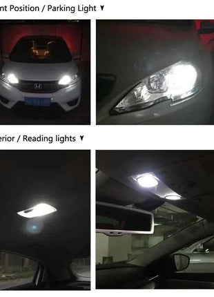 Philips Ultinon LED T10 W5W 194 12961WLED 6000K Cool White Car Turn Signal Lamps Interior Light Door Read Plate Bulbs 12961ULWX2