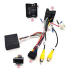 Cablaggio a 16 pin di alta qualità con scatola di decodifica CANBUS - Ideale per Peugeot 2008/3008/308/307 e Citroen C5/C4