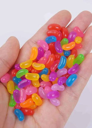 20pcs Mini Candy Fondant Fruit Candy Pop Artificial Candy Beans Miniature Food Play Handmade Simulation Home Decor Decorations