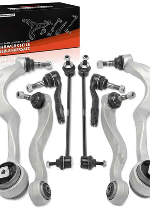 Set di 8 bracci di controllo Frankberg per asse anteriore BMW Serie 5 E60 e Serie 5 Touring E61 2001-2010 31124028607 31126768298 31126760183